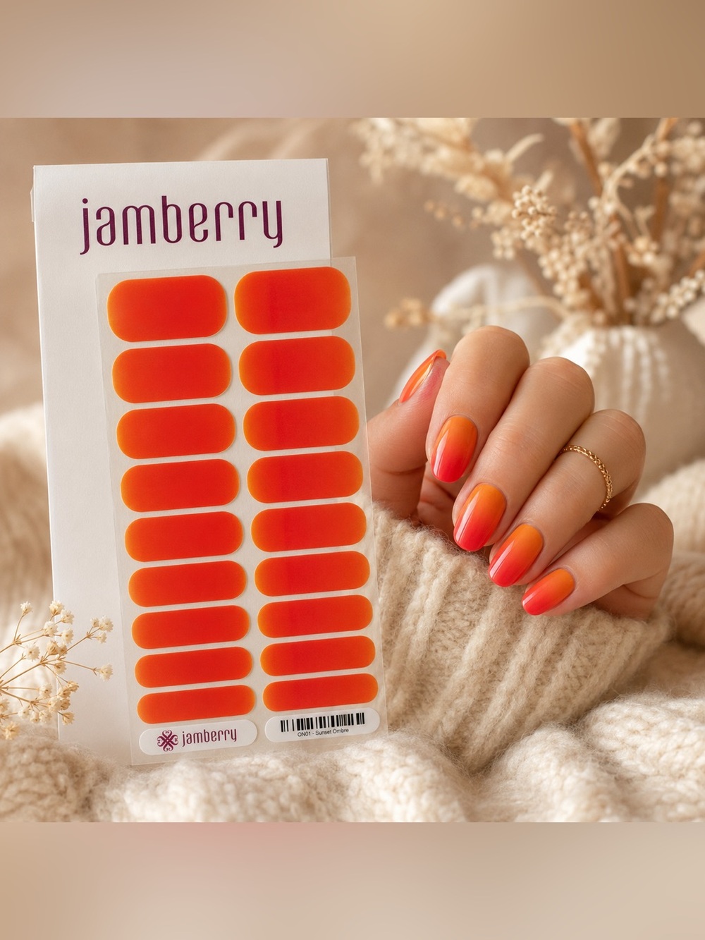 Jamberry Nail Wraps: Sunset Ombré